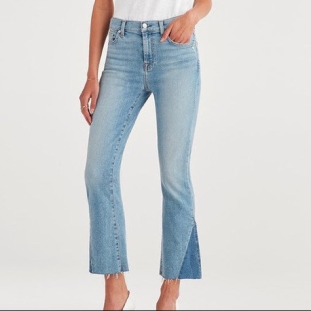 NEW 7 for all Mankind high waisted jeans 34